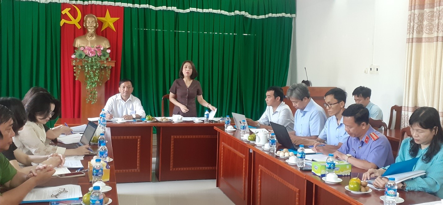 Kiểm tra công tác lý lịch tư pháp năm 2024 tại Sở Tư pháp tỉnh An Giang và Sở Tư pháp tỉnh Đồng Tháp